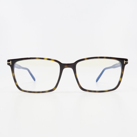 Tom Ford TF 5802-B 052 New Tortoise Blue Light Block Eyeglasses 55mm with box - Picture 2 of 7